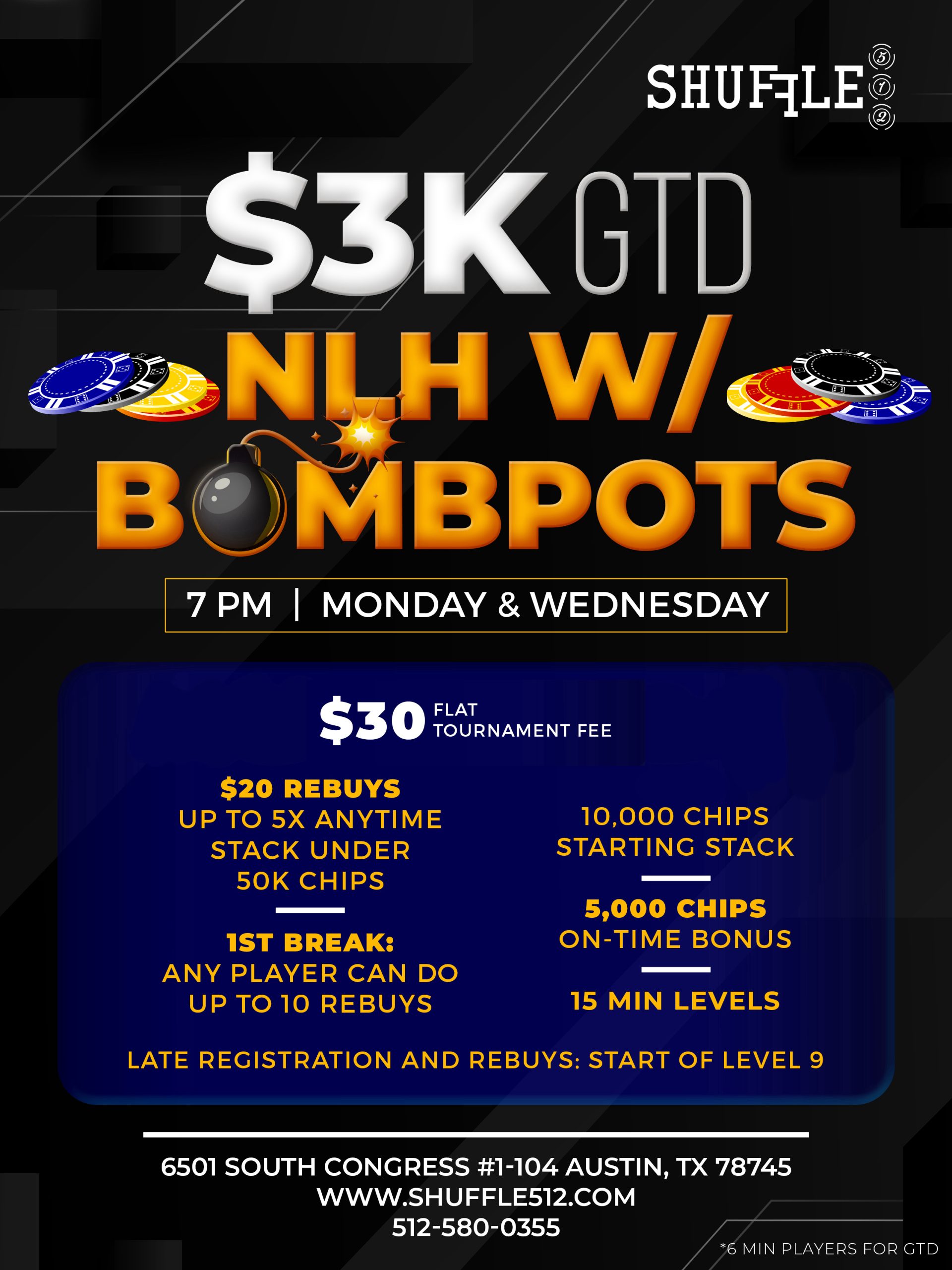 3K GTD NLH w_ BOMBPOTS