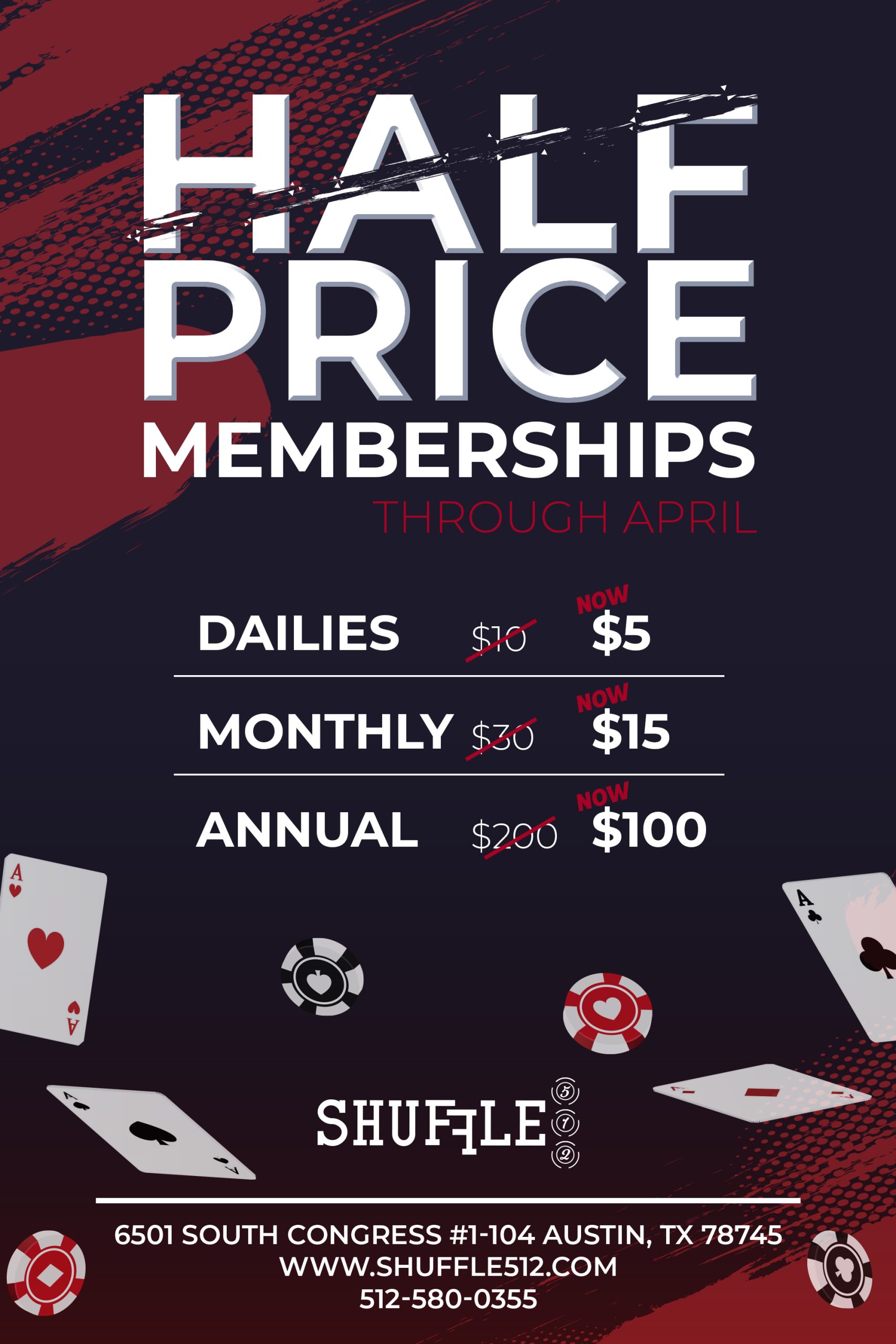 Shuffle 512 Half Price Memberships-1